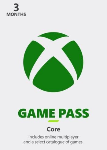 Xbox Game Pass Core 3 Month Subscription
