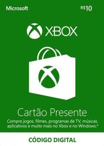 Xbox Live Gift Card 10 BRL BRAZIL Card Cover
