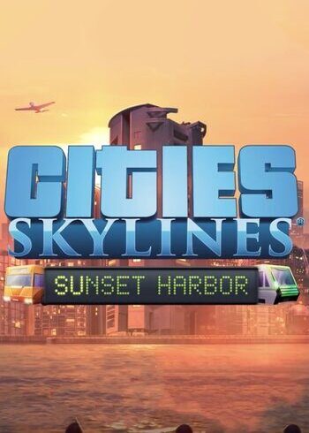 Cities: Skylines - Sunset Harbor Steam Game Full Digital Cover DLC