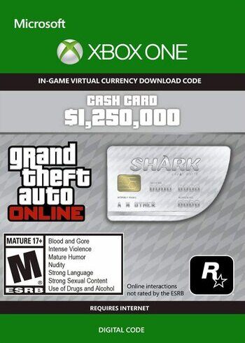 Grand Theft Auto Online: Great White Shark Cash Card Digital Card Cover Xbox Live One Series X|S