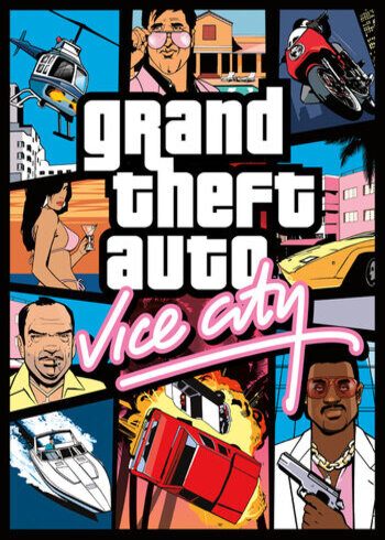 GTA Vice City Rockstar Games Launcher Game Full Digital Cover
