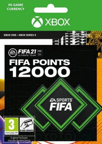 FIFA 21 - 12000 FUT Points Digital Card Cover Xbox One/Series X|S